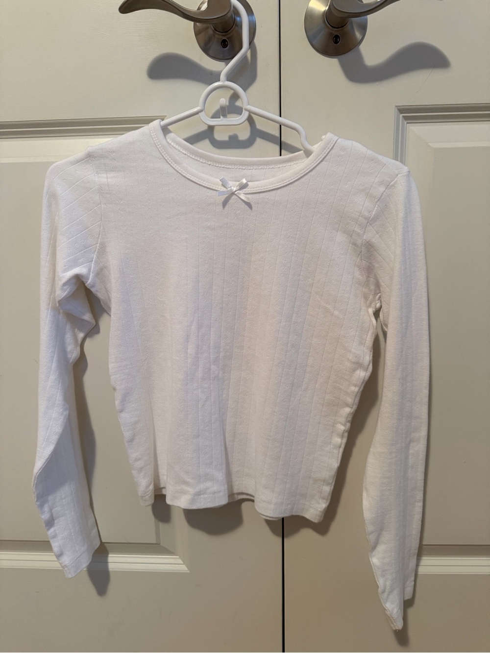 Daily Drills Pointelle Long Sleeve Shirt